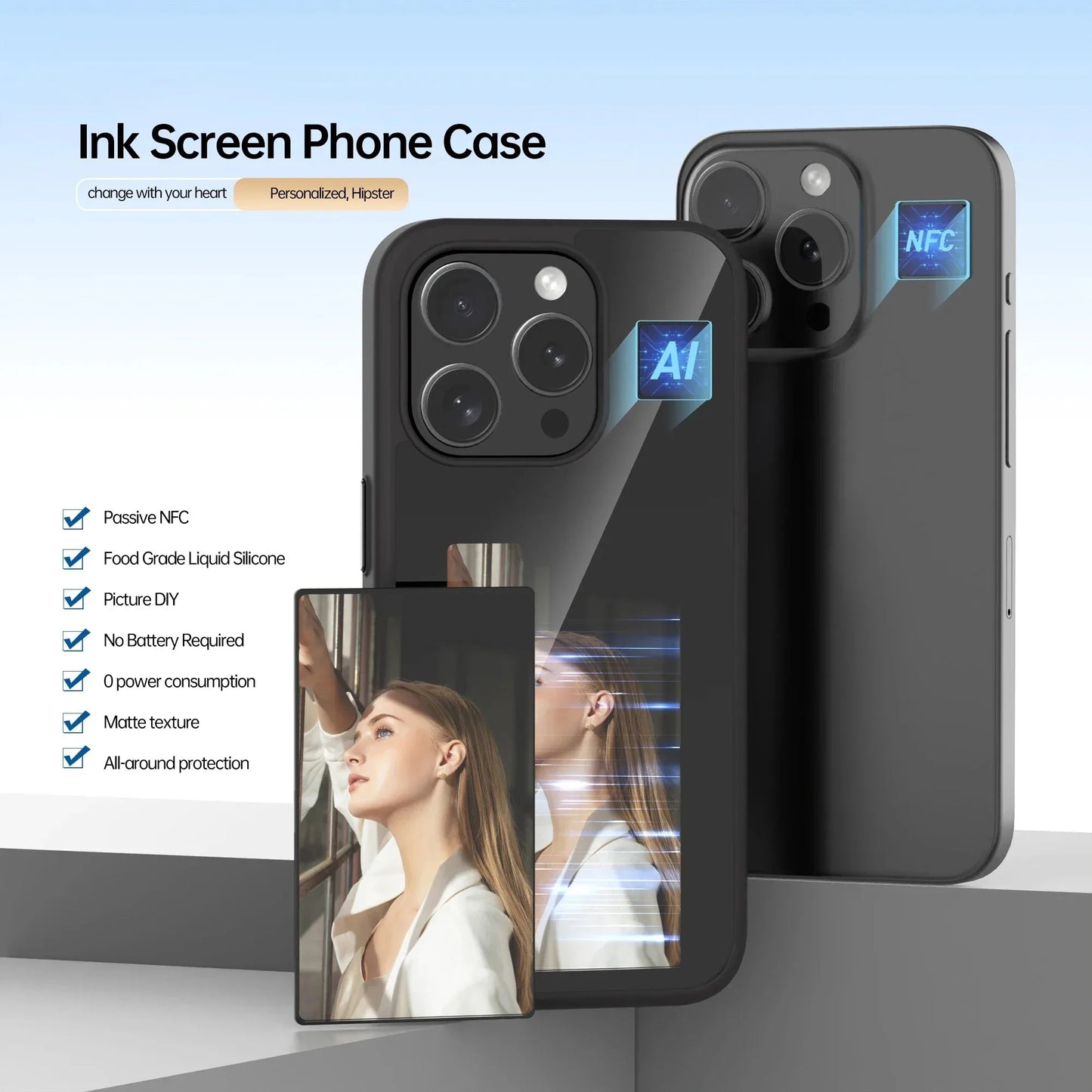 KLUDILOV® E-ink Phone Case